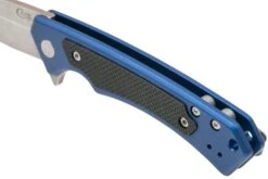 Case The Marilla, Blue Anodized Aluminum, S35VN, Black G10 Inlay, 25882 Navaja -Case Knives Ventas CE25882 07 case