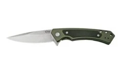 Case The Marilla, Green Anodized Aluminum, S35VN, Black G10 Inlay, 25883 Navaja