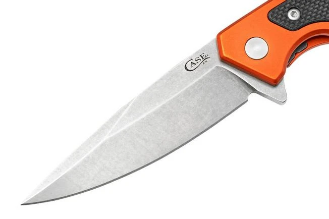 Case The Marilla, Orange Anodized Aluminum, S35VN, Black G-10 Inlay, 25886 Navaja 5 Case The Marilla, Orange Anodized Aluminum, S35VN, Black G-10 Inlay, 25886 Navaja - Imagen 3