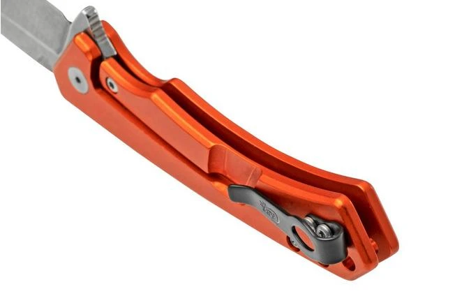 Case The Marilla, Orange Anodized Aluminum, S35VN, Black G-10 Inlay, 25886 Navaja 6 Case The Marilla, Orange Anodized Aluminum, S35VN, Black G-10 Inlay, 25886 Navaja - Imagen 4