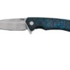 Case The Marilla, Blue & White & Black Marbled Carbon Fiber, S35VN, 25895 Navaja -Case Knives Ventas CE25895 01 case