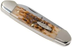 Case Canoe Amber Jigged Bone, 00263, 62131 CV Navaja -Case Knives Ventas CE263 05 case ce263 05 1