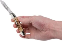 Case Canoe Amber Jigged Bone, 00263, 62131 CV Navaja -Case Knives Ventas CE263 10 case ce263 10