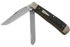 Case Trapper Smooth Black Micarta, 27730, 10254 SS Navaja