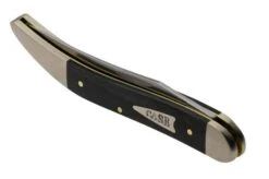 Case Medium Texas Toothpick 27819 Smooth Black Micarta 1010094 SS Navaja -Case Knives Ventas CE27819 06 case