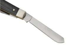 Case Mini Trapper 27822 Smooth Black Micarta 10207 SS, Navaja -Case Knives Ventas CE27822 04 case