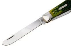 Case Trapper Green Apple Bone 27860, Peach Seed Jig, 6254 SS, Navaja -Case Knives Ventas CE27860 03 case