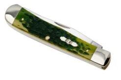 Case Trapper Green Apple Bone 27860, Peach Seed Jig, 6254 SS, Navaja -Case Knives Ventas CE27860 06 case