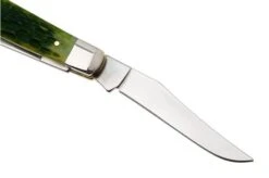 Case Mini Trapper 27861, Green Apple Bone, Peach Seed Jig, 6207 SS, Navaja -Case Knives Ventas CE27861 04 case
