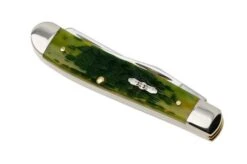 Case Mini Trapper 27861, Green Apple Bone, Peach Seed Jig, 6207 SS, Navaja -Case Knives Ventas CE27861 06 case