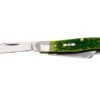 Case Medium Stockman Green Apple Bone, Peach Seed Jig, 27862, 63032 SS Navaja -Case Knives Ventas CE27862 01 case
