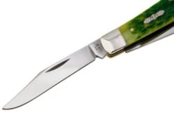 Case Medium Stockman Green Apple Bone, Peach Seed Jig, 27862, 63032 SS Navaja -Case Knives Ventas CE27862 03 case
