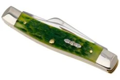 Case Medium Stockman Green Apple Bone, Peach Seed Jig, 27862, 63032 SS Navaja -Case Knives Ventas CE27862 05 case