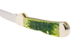 Case CopperLock Green Apple Bone, Peach Seed Jig, 27864, 61549WL SS Navaja -Case Knives Ventas CE27864 04 case