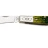 Case Barlow 27865, Green Apple Bone, Peach Seed Jig, 62009 1/2 SS, Navaja -Case Knives Ventas CE27865 01 case