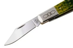Case Barlow 27865, Green Apple Bone, Peach Seed Jig, 62009 1/2 SS, Navaja -Case Knives Ventas CE27865 03 case