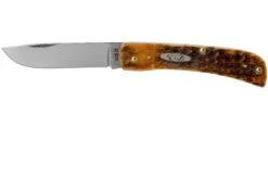 Case Sod Buster Jr Amber Jigged Bone, 30092, 6137 CV Navaja