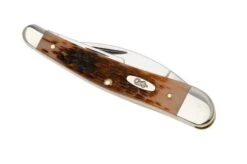 Case Seahorse Whittler Amber Bone, Peach Seed Jig, 30094, 6355WH CS, Navaja -Case Knives Ventas CE30094 06 case