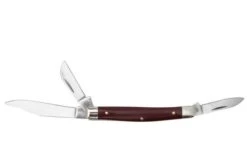 Case Medium Stockman 30465 Smooth Mulberry Synthetic 4344 SS Navaja -Case Knives Ventas CE30465 04 case