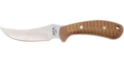 Case Ridgeback Hunter 30592, Stonewashed Stainless Steel, Natural Canvas Laminate/Red G10, Cuchillo De Caza