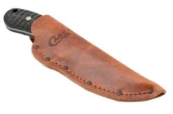 Case Ridgeback Hunter 30593, Stonewashed Stainless Steel, Black Burlap Laminate, Cuchillo De Caza -Case Knives Ventas CE30593 06 case