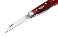 Case Tiny Trapper Dark Red Bone, Peach Seed Jig, 31944, 62154W CS, Navaja -Case Knives Ventas CE31944 04 case