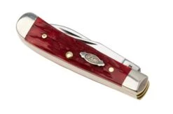 Case Tiny Trapper Dark Red Bone, Peach Seed Jig, 31944, 62154W CS, Navaja -Case Knives Ventas CE31944 06 case