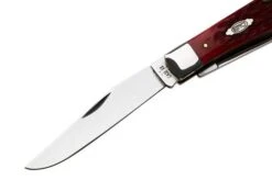 Case Trapper Dark Red Bone, Peach Seed Jig, 31950, 6254 CV Navaja -Case Knives Ventas CE31950 03 case