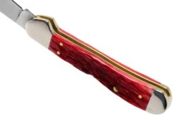 Case Copperhead Dark Red Bone, Peach Seed Jig, 31954, 61749L CV Navaja -Case Knives Ventas CE31954 05 case
