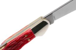 Case Copperhead Dark Red Bone, Peach Seed Jig, 31954, 61749L CV Navaja -Case Knives Ventas CE31954 06 case