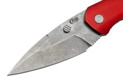 Case Westline 36551 Red Anodized Aluminum, Drop Point Blade S35VN, Navaja -Case Knives Ventas CE36551 03 case