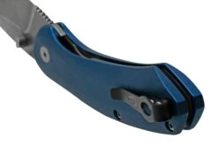 Case Westline 36552 Blue Anodized Aluminum, Drop Point Blade S35VN, Navaja -Case Knives Ventas CE36552 04 case