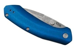 Case Westline 36552 Blue Anodized Aluminum, Drop Point Blade S35VN, Navaja -Case Knives Ventas CE36552 06 case