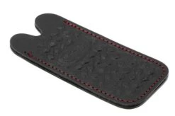 Case Knife Slip Herringbone 41411 Genuine Black Leather, Funda -Case Knives Ventas CE41411 03 case