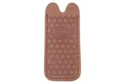 Case Knife Slip Herringbone 41412 Genuine Brown Leather, Funda