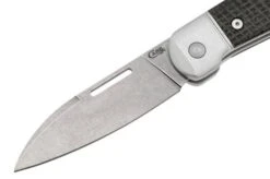 Case Highbanks 42230 Stonewashed CPM 20CV Black Burlap Micarta, Navaja -Case Knives Ventas CE42230 03 case