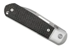 Case Highbanks 42230 Stonewashed CPM 20CV Black Burlap Micarta, Navaja -Case Knives Ventas CE42230 06 case