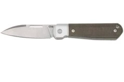 Case Highbanks 42231 Stonewashed CPM 20CV Green Canvas Micarta, Navaja