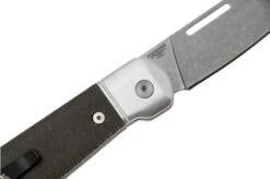 Case Highbanks 42231 Stonewashed CPM 20CV Green Canvas Micarta, Navaja -Case Knives Ventas CE42231 05 case