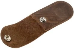 Case Soft Leather Sheath Medium, Dark Brown 50003 Funda De Cuero -Case Knives Ventas CE50003 03 case