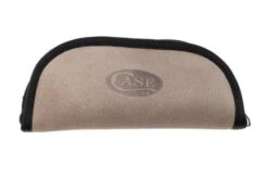 Case Taco Pouch 50283 Grey Suede Leather, Funda Para Navaja