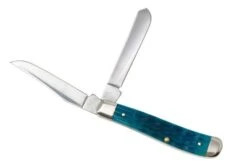 Case Mini Trapper 50641 Sky Blue Bone , Crandall Jig 6207 SS Navaja -Case Knives Ventas CE50641 06 case