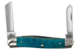 Case Medium Stockman 50642 Sky Blue Bone, Crandall Jig, 6318 SS Navaja -Case Knives Ventas CE50642 04 case