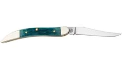 Case Small Texas Toothpick 50645 Crandall Jig Sky Blue Bone 610096 SS, Navaja -Case Knives Ventas CE50645 02 case