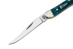 Case Small Texas Toothpick 50645 Crandall Jig Sky Blue Bone 610096 SS, Navaja -Case Knives Ventas CE50645 03 case