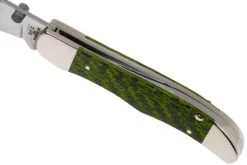 Case Kickstart Mid Folding Hunter Green & Black Carbon Fibre-G10 Weave Smooth, 50711, 101265AC SS Navaja -Case Knives Ventas CE50711 07 case