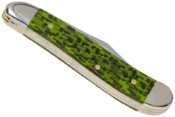 Case Peanut Green & Black Carbon Fiber-G10 Weave Smooth, 50714, 10220 SS Navaja -Case Knives Ventas CE50714 04 case