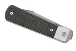 Case Longhouse 50910 Stonewashed CPM 20CV Black Burlap Micarta, Navaja -Case Knives Ventas CE50910 06 case