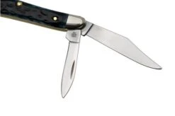 Case Peanut 51858 Pocket Worn Mediterranean Blue Bone, Peach Seed Jig 6220 SS Navaja -Case Knives Ventas CE51858 04 case