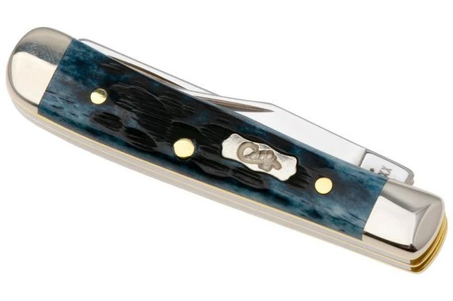 Case Pocket Tiny Trapper, Worn Mediterranean Blue Bone, Peach Seed Jig 51862, 62154 SS Navaja 8 Case Pocket Tiny Trapper, Worn Mediterranean Blue Bone, Peach Seed Jig 51862, 62154 SS Navaja - Imagen 6